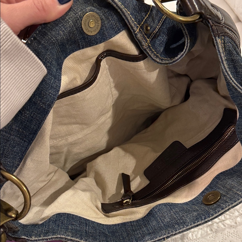 Michael Kors Saratoga Denim Bag - Picture 3 of 3